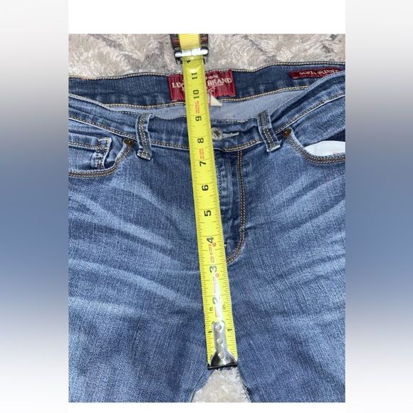 Lucky Brand Sofia Skinny Ankle Jeans 8/29 Medium Wash Stretch Blue Denim Women's - Picture 6 of 10